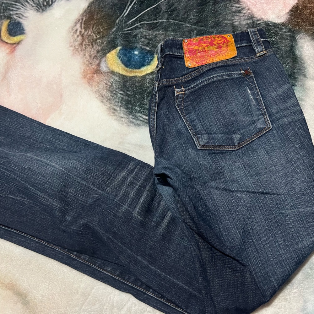 Vintage Ed Hardy easy bootcut jeans